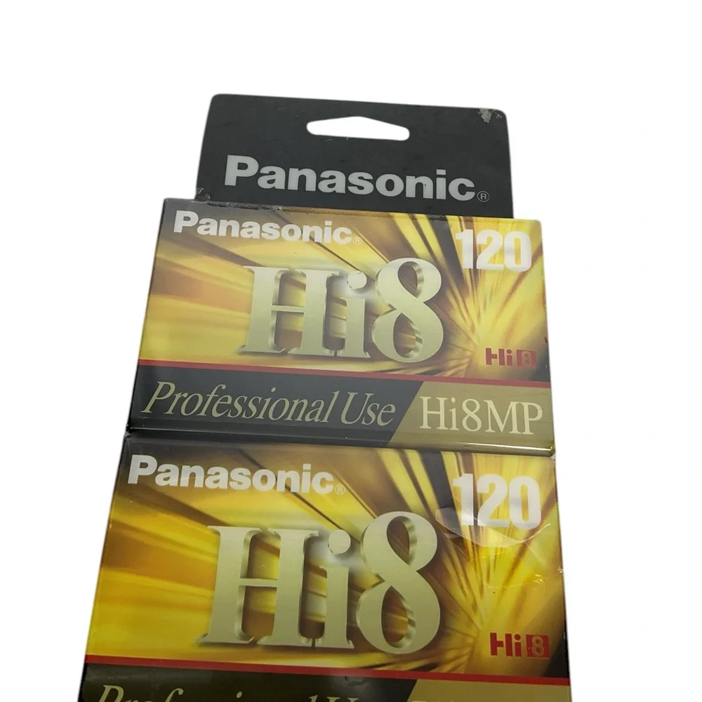New Panasonic Hi8MP Professional Use Tapes 2 Pack